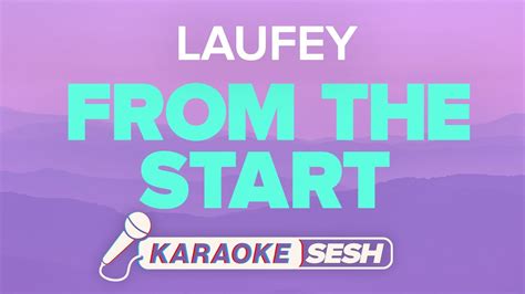 laufey from the start karaoke